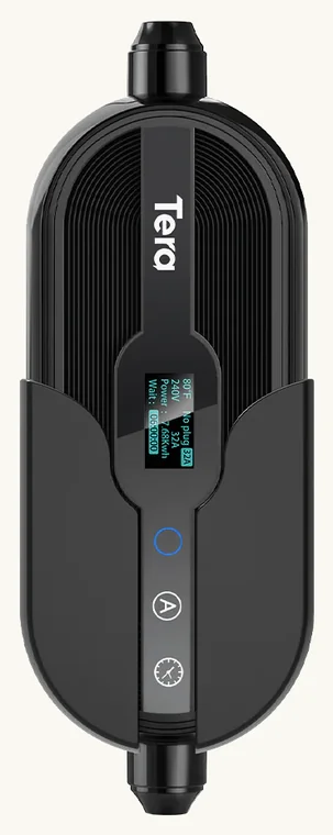 TERA 32 A electric vehicle charger available for guests at Loma Verde Apartments, Medellín